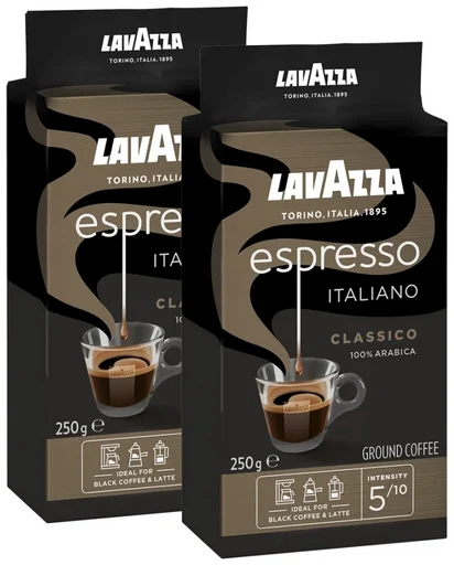 Кофе молотый Lavazza Caffe Espresso 250гр 2уп