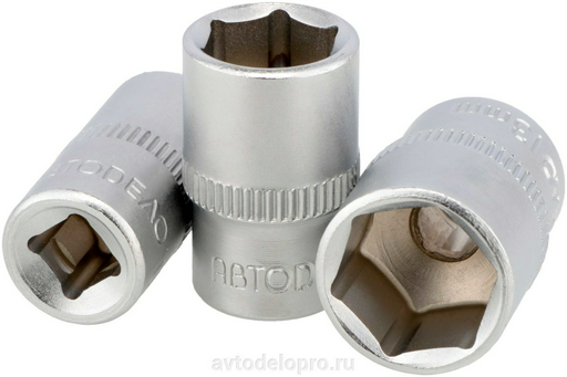 АвтоDело торцевая головка 1/4 39274 1 шт