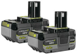 Аккумулятор RYOBI RB1840X2 5133005304 Li-Ion 4 Ач 2 шт