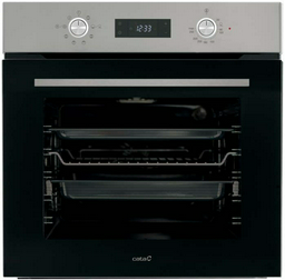 Духовой шкаф CATA MDS 7208 X черный, серебристый