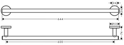 HansGrohe держатель 41716000 1 шт, металл