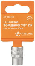 AIRLINE торцевая головка 3/8 AT-S38-03 1 шт
