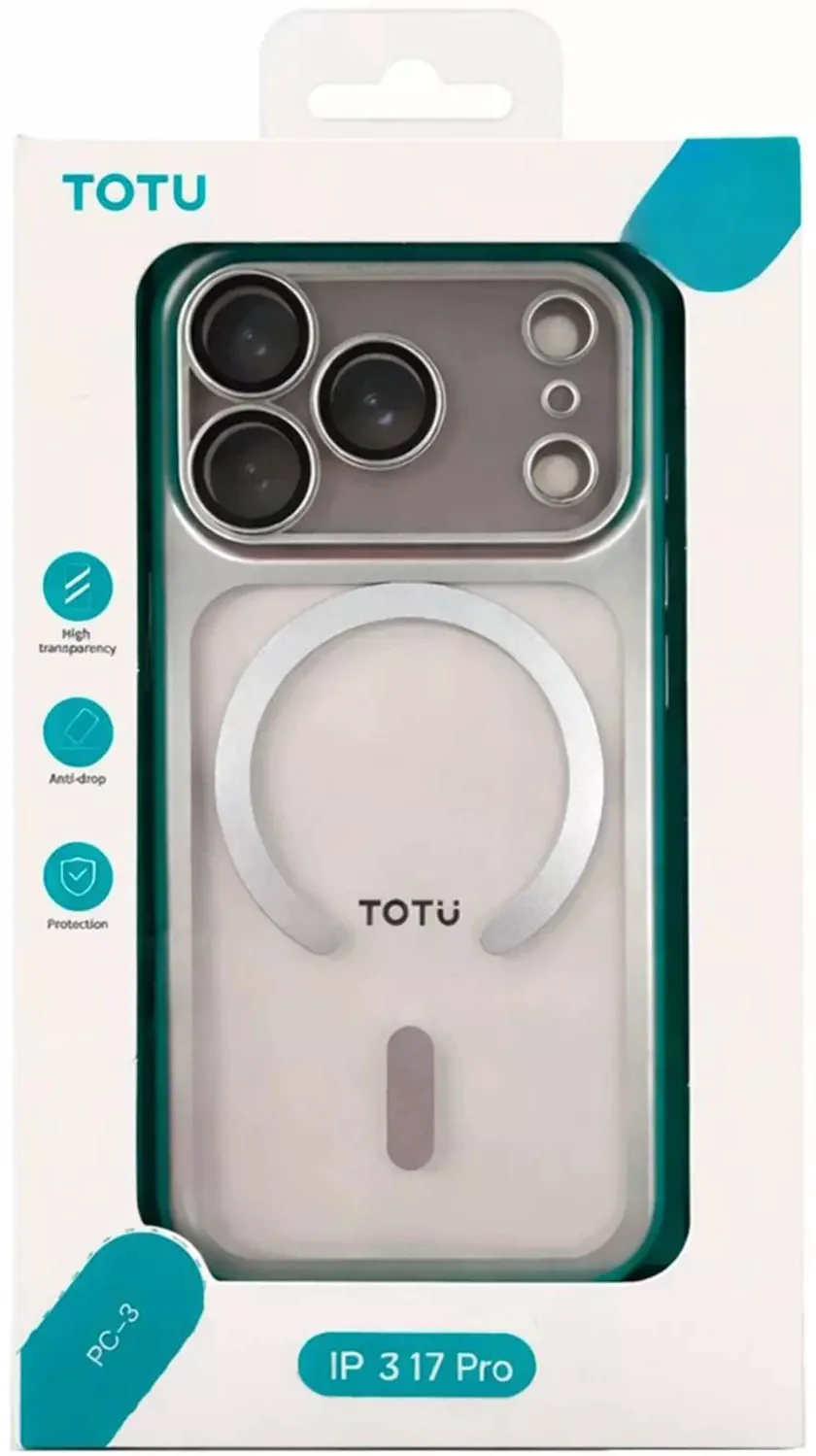 Чехол для телефона Totu IPhone 17 Pro PC-3 Silver купить,NaN