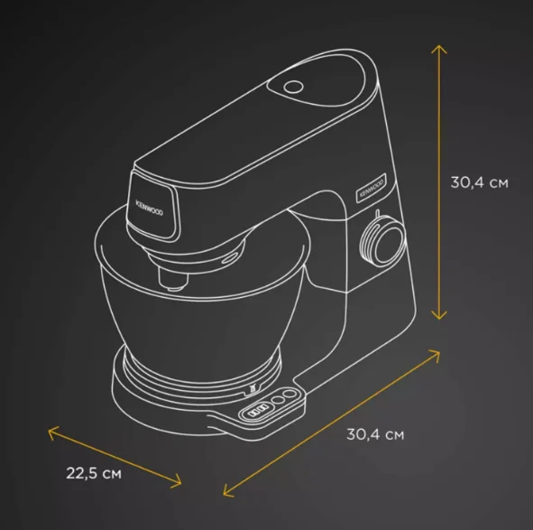 Кухонный комбайн Kenwood KVC 65.001 WH серый купить,479990