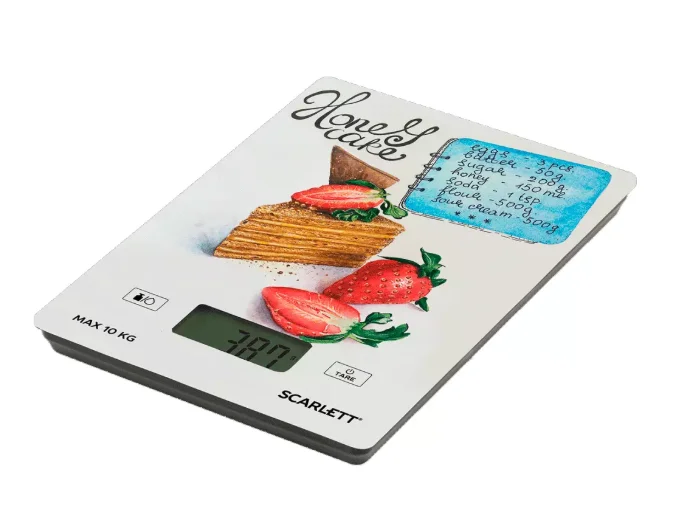 Кухонные весы Scarlett SC KS57P76 медовик купить,4990
