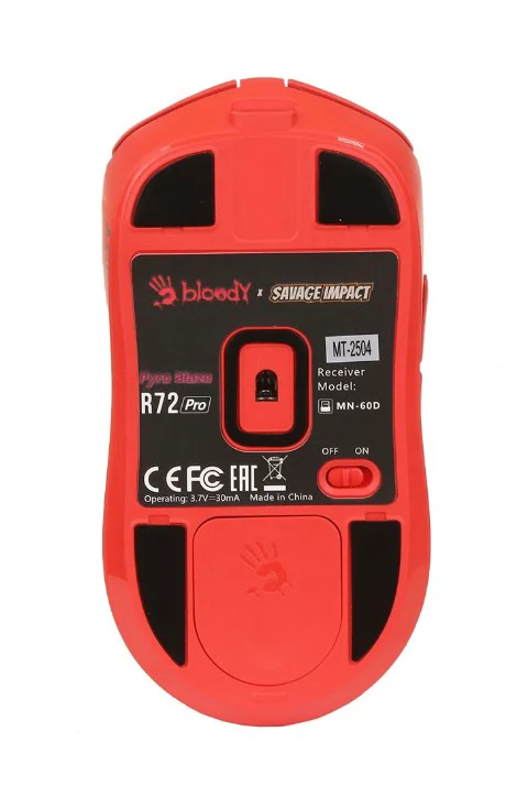Мышь A4Tech Bloody R72 Pro Pyro Blaze Red