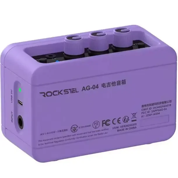 Гитарный комбоусилитель RockStel AG-04 фиолетовый
