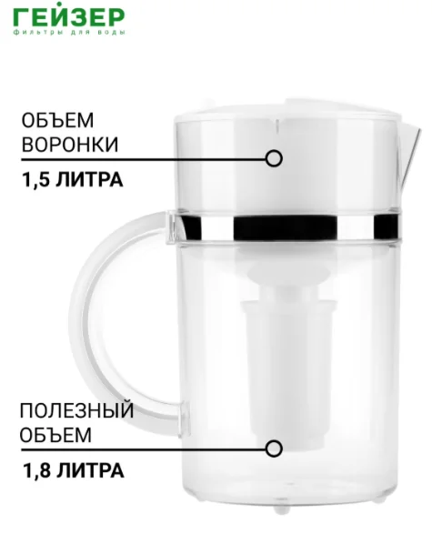 Фильтр-кувшин Гейзер Матисс 62033 Матисс белый купить,9990