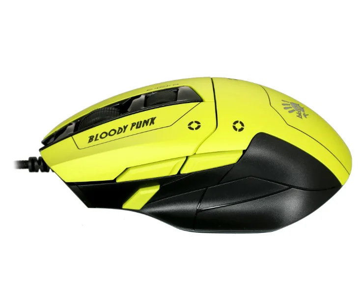 Мышь A4Tech Bloody W70 Max Activated Punk Yellow