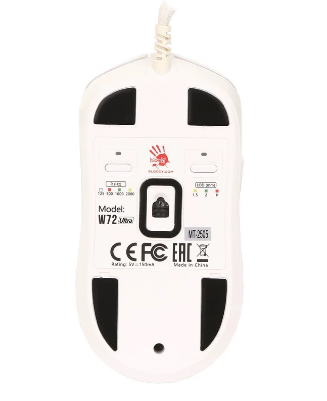 Мышь A4Tech Bloody W72 Ultra White