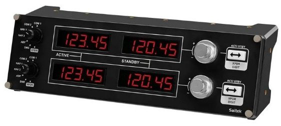Игровой контроллер Logitech Flight Radio Panel черный