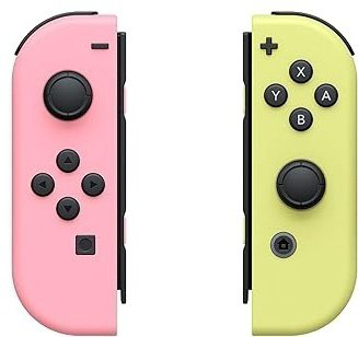 Игровой контроллер Nintendo Switch Joy-Con розовый-желтый