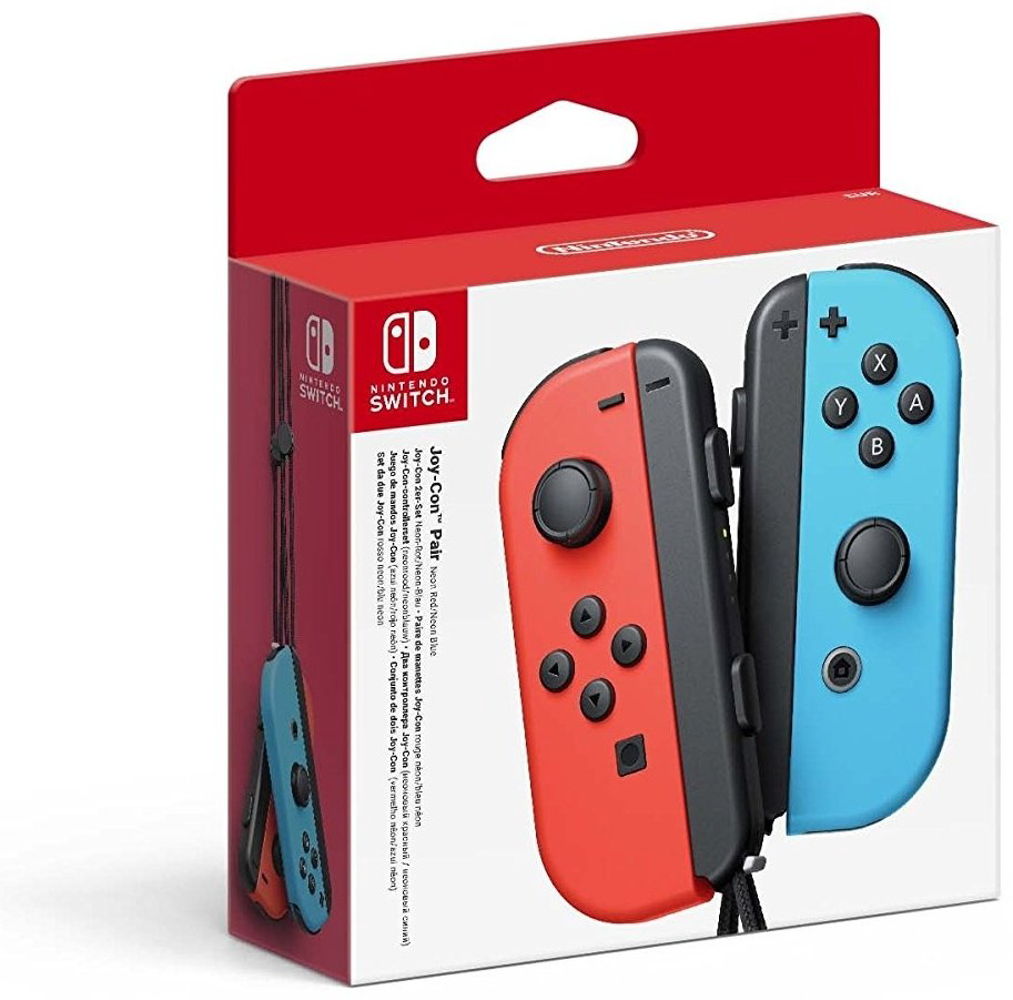 Игровой контроллер Nintendo Switch Joy-Con красный-синий купить,76487