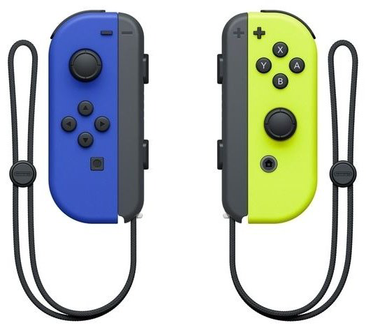 Игровой контроллер Nintendo Switch Joy-Con синий-желтый купить,44992