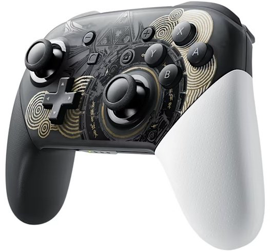 Игровой контроллер Nintendo Switch Pro Controller - Legend of Zelda: Tears of the Kingdom Edition черный купить,NaN