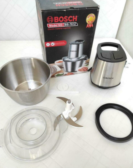 Измельчитель Bosch BS-7912 серебристый - ForteMarket Измельчитель Bosch BS-7912 серебристый купить,0