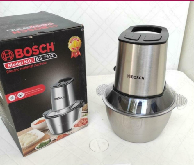 Измельчитель Bosch BS-7912 серебристый купить,NaN