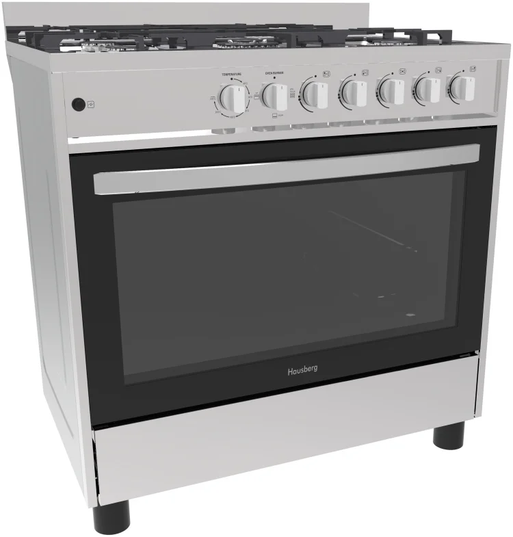 Плита комбинированная Hausberg EC-9004LX KZ серебристая