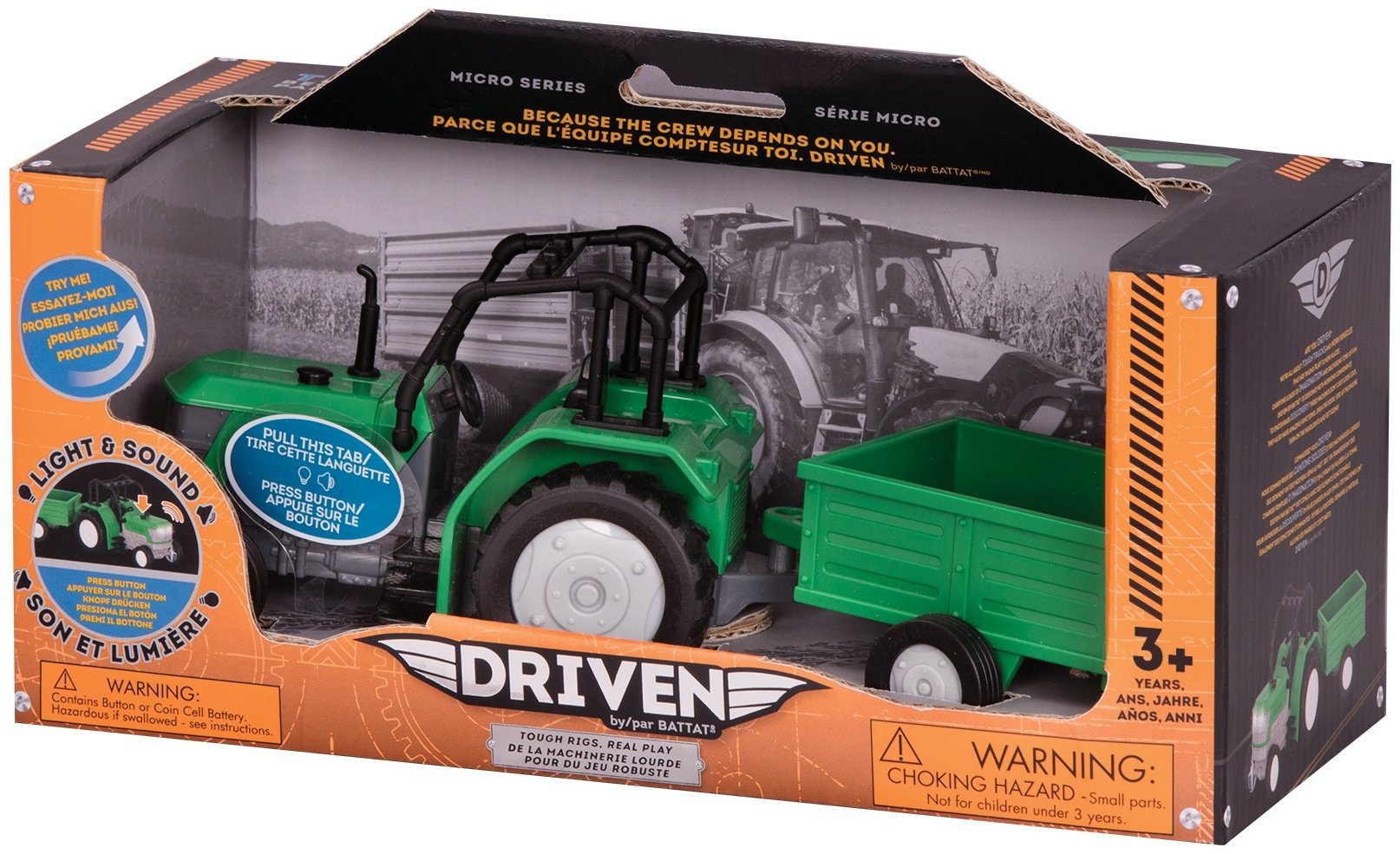 DRIVEN Трактор WH1071Z, пластик, мультиколор купить,NaN