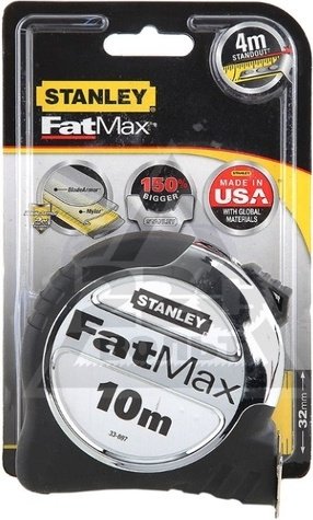 STANLEY рулетка строительная 0-33-897, 10 м х 32 мм купить,NaN