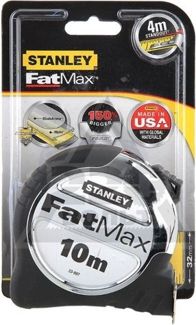 STANLEY рулетка строительная 0-33-897, 10 м х 32 мм купить,NaN