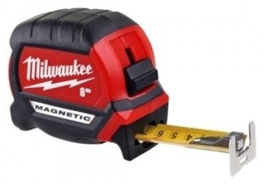 Milwaukee рулетка бытовая Premium GEN III 4932464600, 8 м х 27 мм купить,NaN