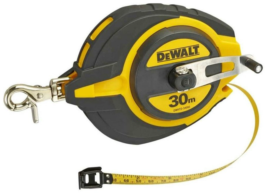 DeWALT рулетка строительная DWHT0-34093, 30 м х 10 мм купить,NaN