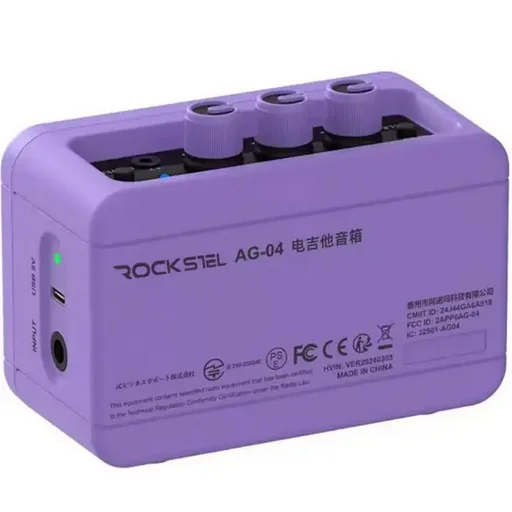 Гитарный комбоусилитель RockStel AG-04 фиолетовый