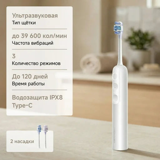 Электрическая зубная щетка Trouver Fresh 20 Neo белая