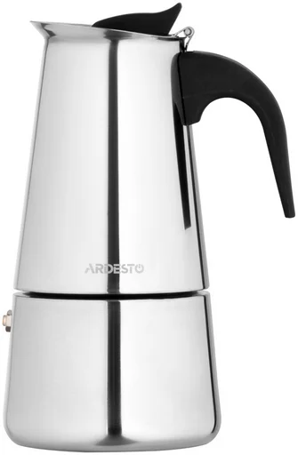 Кофеварка гейзерная Ardesto Gemini Apulia AR0806SS черно-серебристая