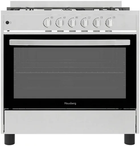Плита газовая Hausberg EG-9003LX KZ серебристая