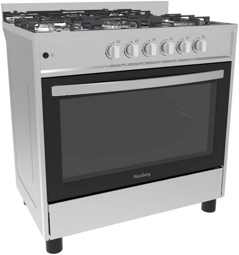 Плита газовая Hausberg EG-9003LX KZ серебристая