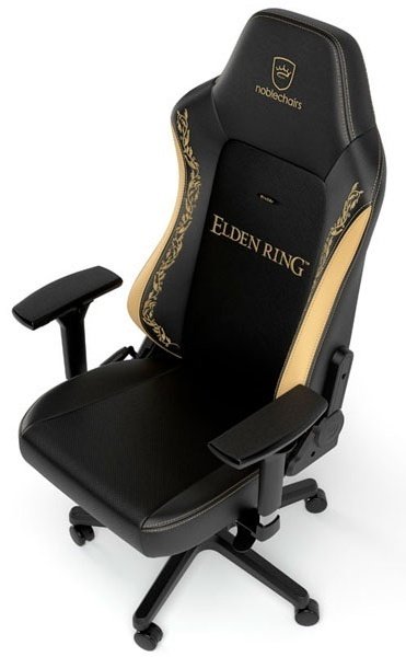 Игровое кресло Noblechairs HERO Elden Ring, черный, золотистый - ForteMarket Игровое кресло Noblechairs HERO Elden Ring, черный, золотистый купить,0