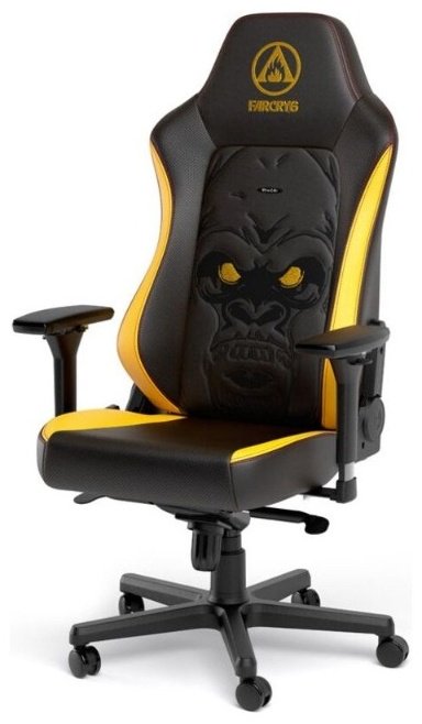 Игровое кресло Noblechairs HERO Far Cry 6 Special Edition, черный, оранжевый - ForteMarket Игровое кресло Noblechairs HERO Far Cry 6 Special Edition, черный, оранжевый купить,0