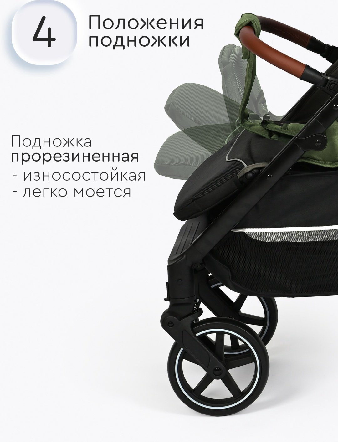Коляска прогулочная TOMIX Melony, оливковый купить,NaN