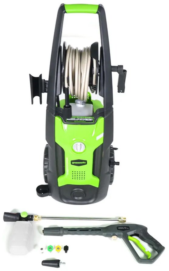 Мойка высокого давления Greenworks электрический 140 бар, GPWG5II (5106607) купить,0