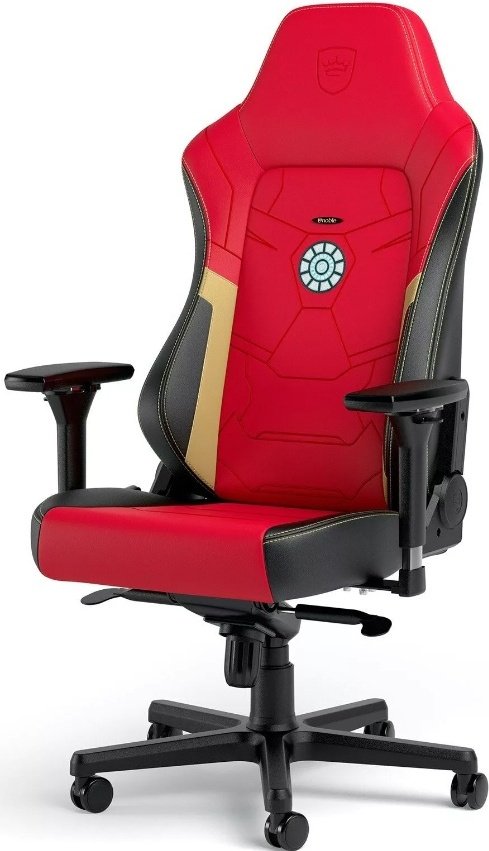 Игровое кресло Noblechairs HERO Iron Man Special Edition, черный, красный купить,0