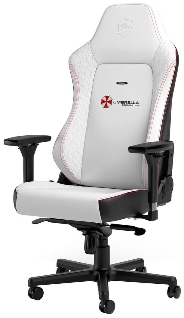 Игровое кресло Noblechairs NBL-HRO-PU-REU, белый, черный
