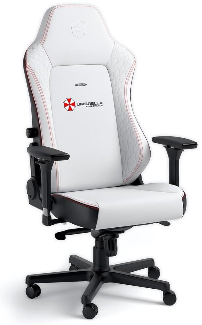 Игровое кресло Noblechairs NBL-HRO-PU-REU, белый, черный - ForteMarket Игровое кресло Noblechairs NBL-HRO-PU-REU, белый, черный купить,0