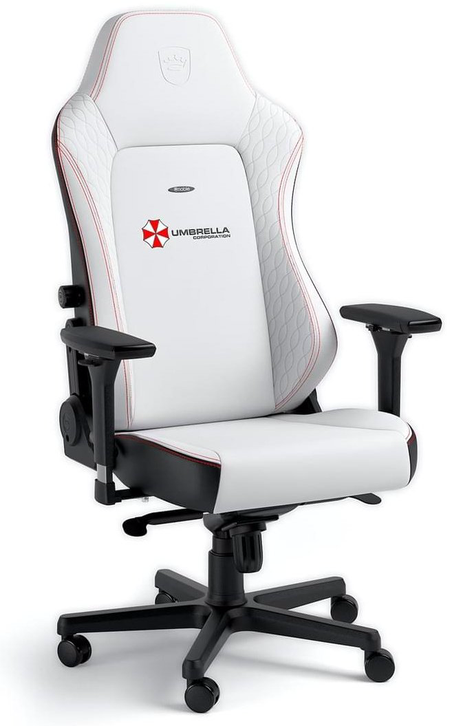 Игровое кресло Noblechairs NBL-HRO-PU-REU, белый, черный купить,NaN
