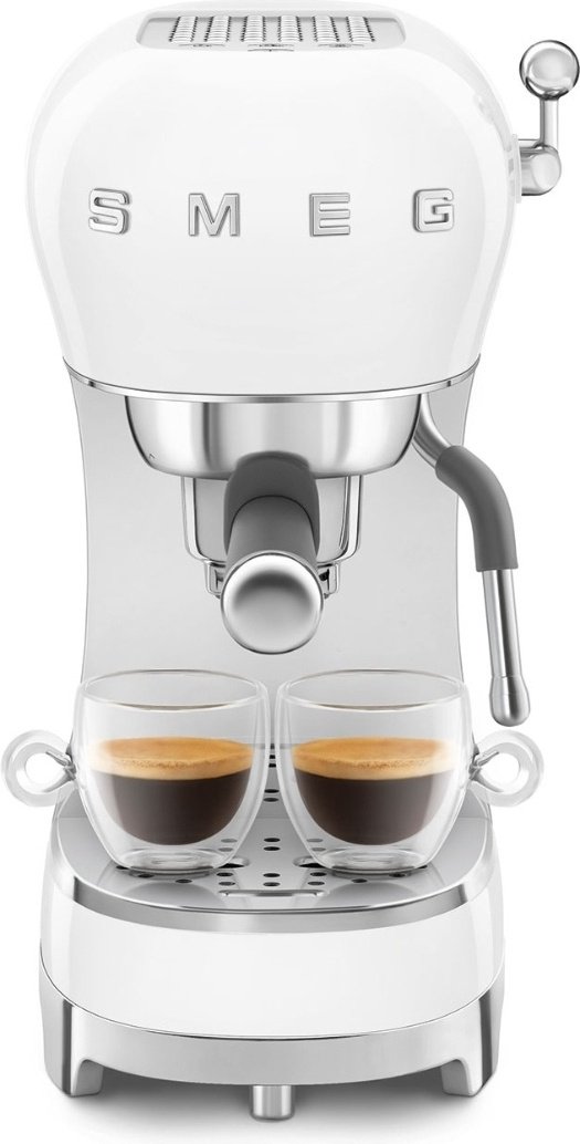 Кофемашина Smeg ECF02WHEU белый купить,0