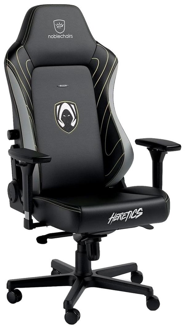 Игровое кресло Noblechairs NBL-HRO-PU-THE, серый, черный