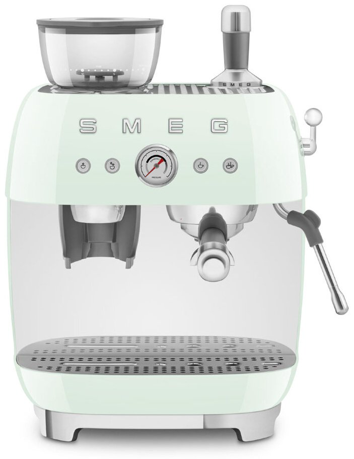 Кофемашина Smeg EGF03PGEU зеленый купить,NaN