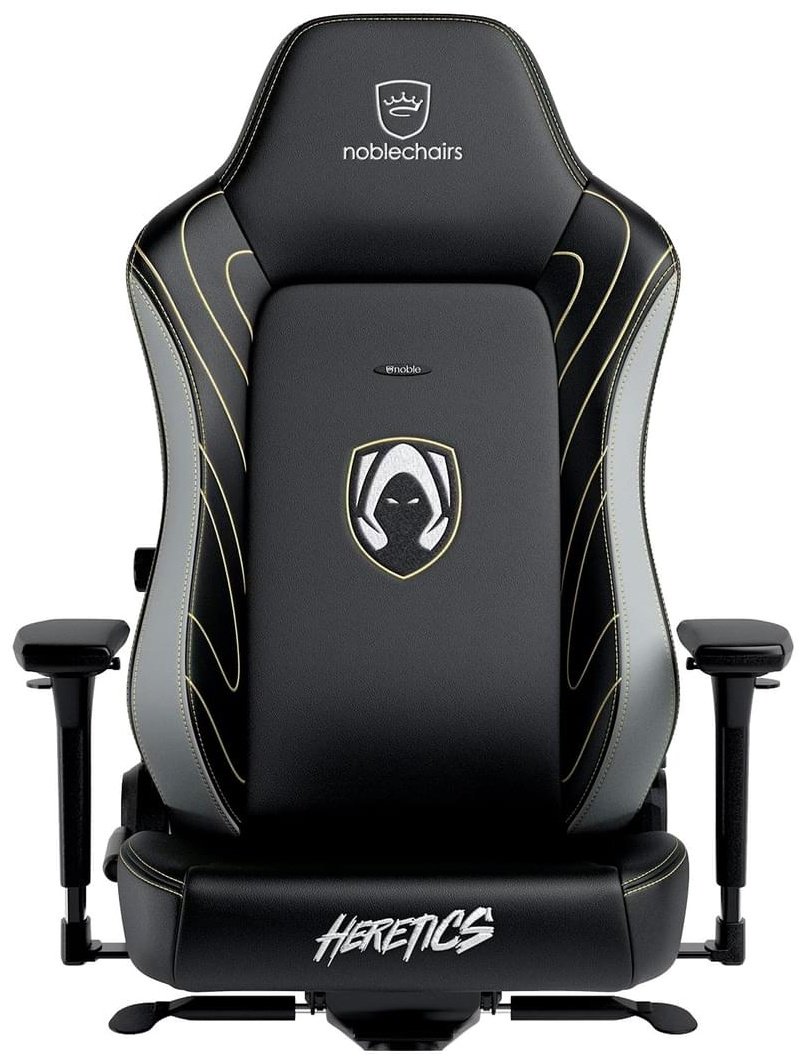 Игровое кресло Noblechairs NBL-HRO-PU-THE, серый, черный - ForteMarket Игровое кресло Noblechairs NBL-HRO-PU-THE, серый, черный купить,0