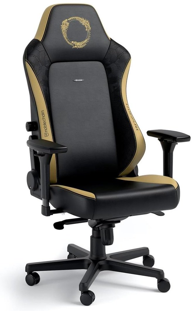 Игровое кресло Noblechairs Hero The Elder Scrolls PGW-NB-HGC-005, черный, золотистый купить,0
