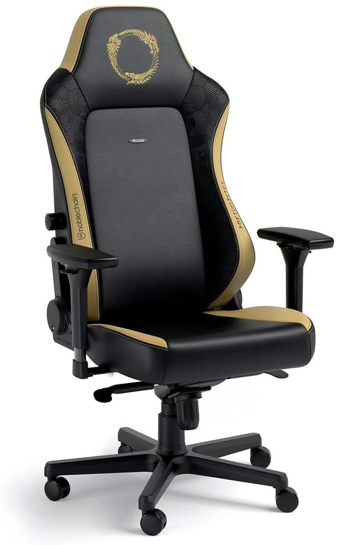 Игровое кресло Noblechairs Hero The Elder Scrolls PGW-NB-HGC-005, черный, золотистый купить,256624