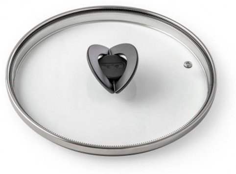 Крышка Tefal 24 см, нержавеющая сталь, стекло купить,NaN