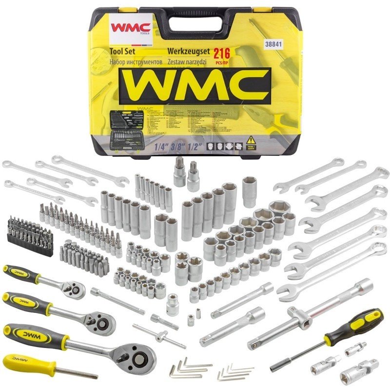 Набор универсальный 216 в 1 WMC TOOLS WMC 38841