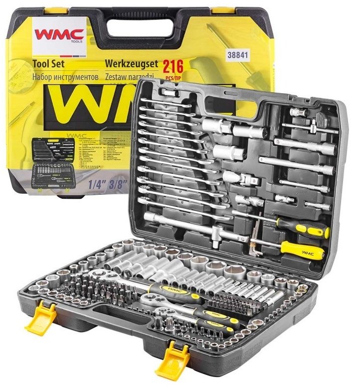 Набор универсальный 216 в 1 WMC TOOLS WMC 38841
