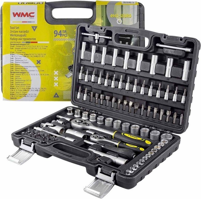 Набор универсальный 94 в 1 WMC TOOLS 4941-5EURO купить,NaN